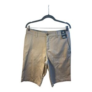 O'Neill Men’s Khaki Redwood Relaxed Fit  Chino Shorts Size 30